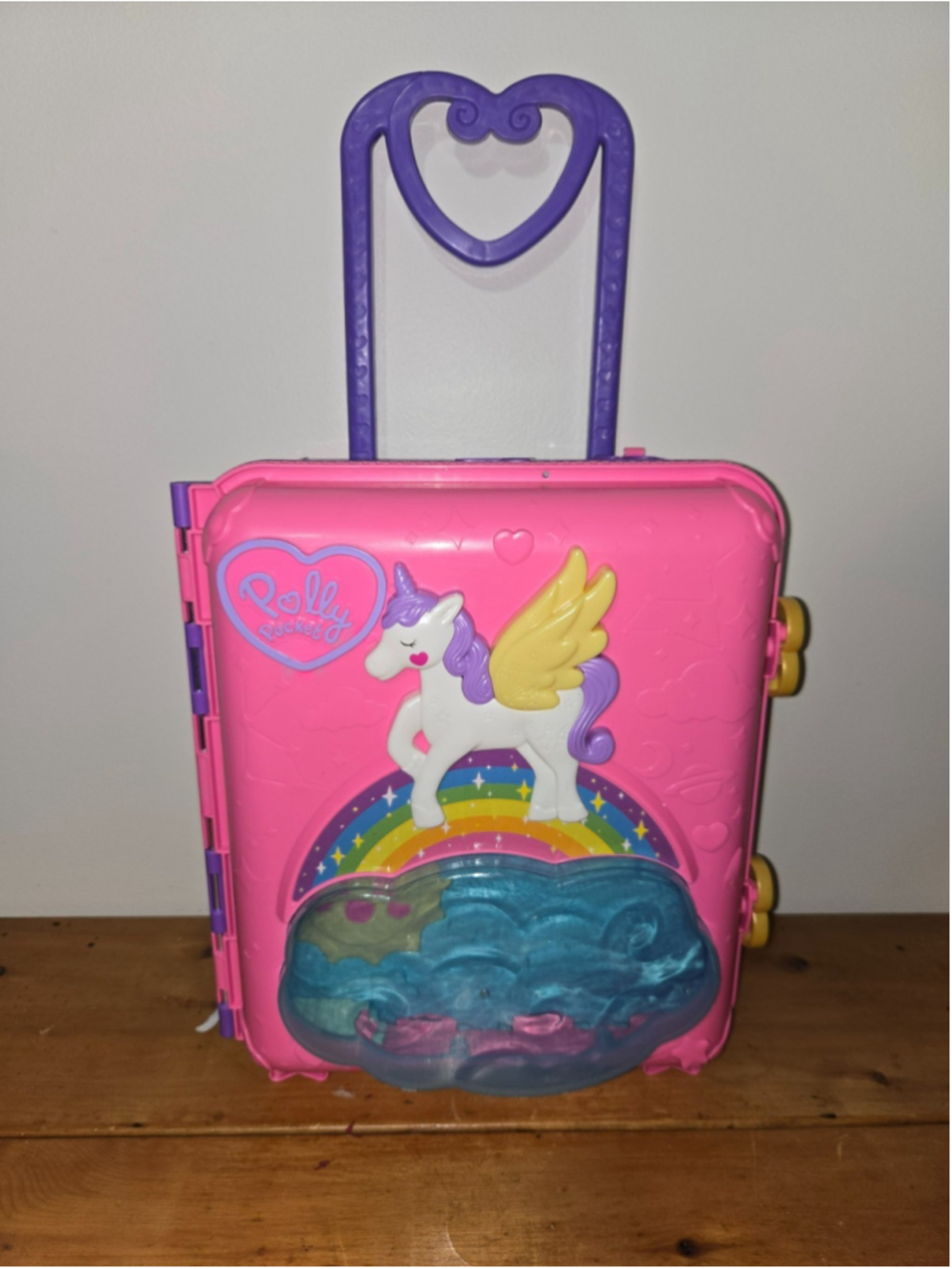 Polly Pocket Pollyville Resort Roll Away Playset Dolls Accessories Travel Fun